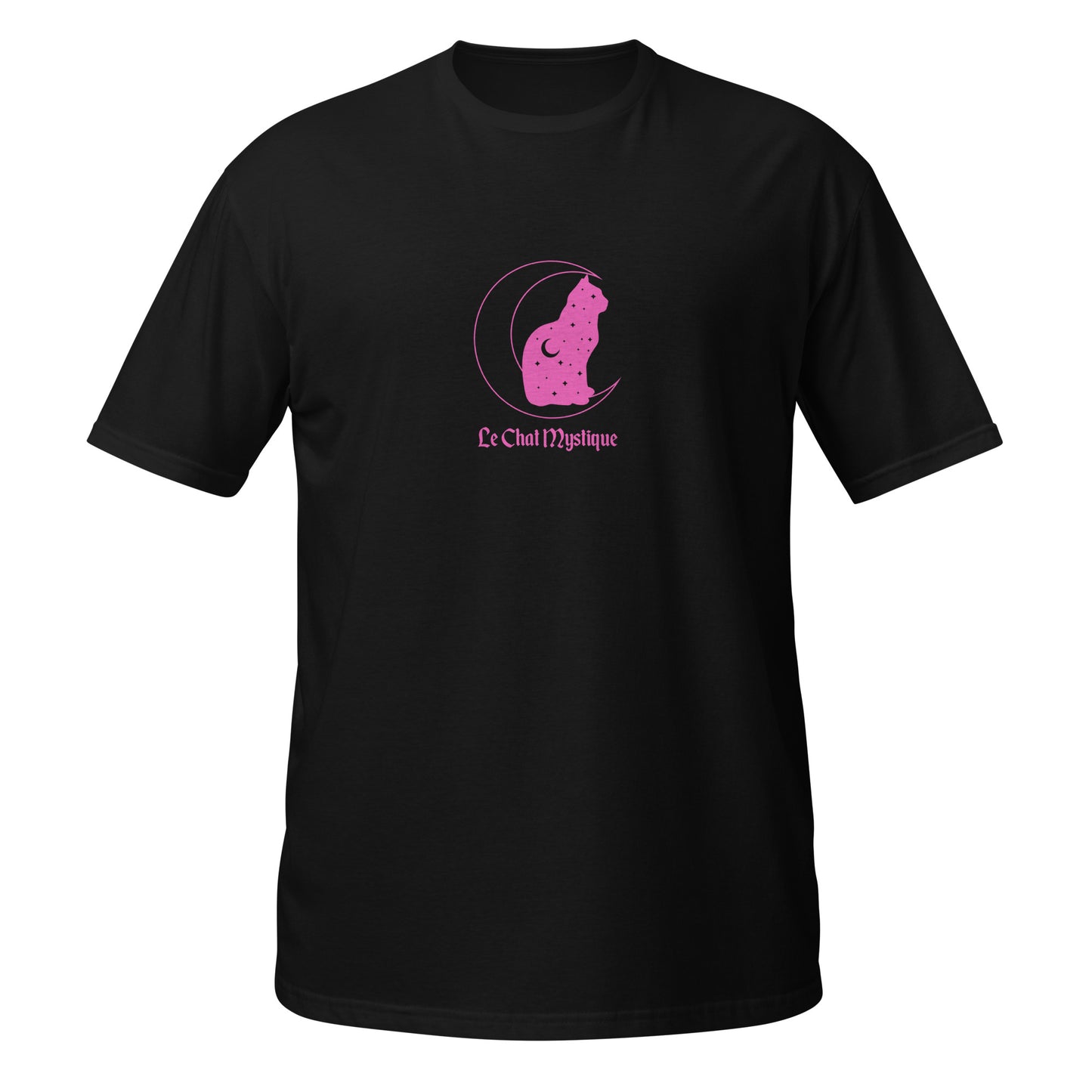 Pink Le Chat Mystique Soft Short-Sleeve Unisex T-Shirt