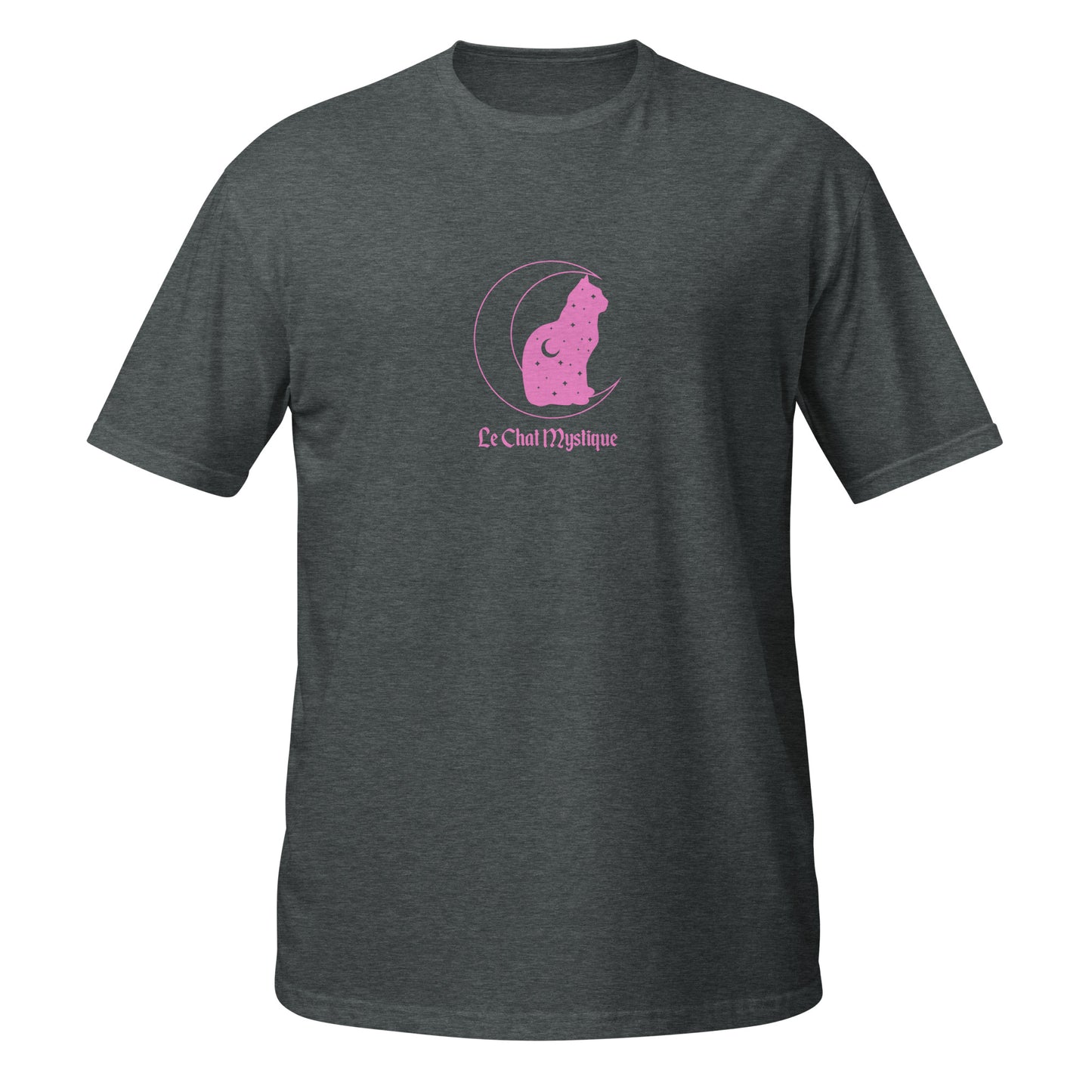 Pink Le Chat Mystique Soft Short-Sleeve Unisex T-Shirt