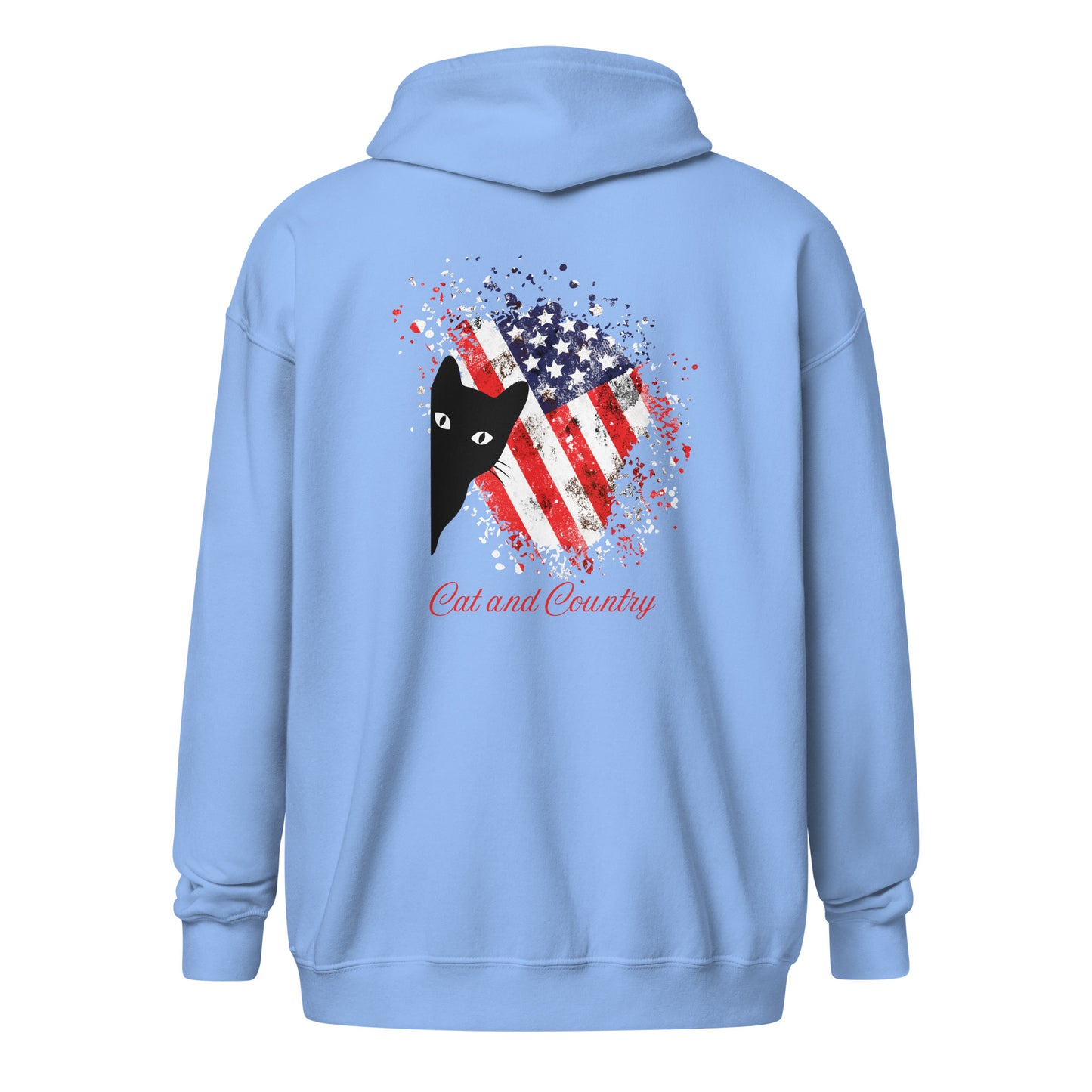 Cat and Country Unisex heavy blend zip hoodie