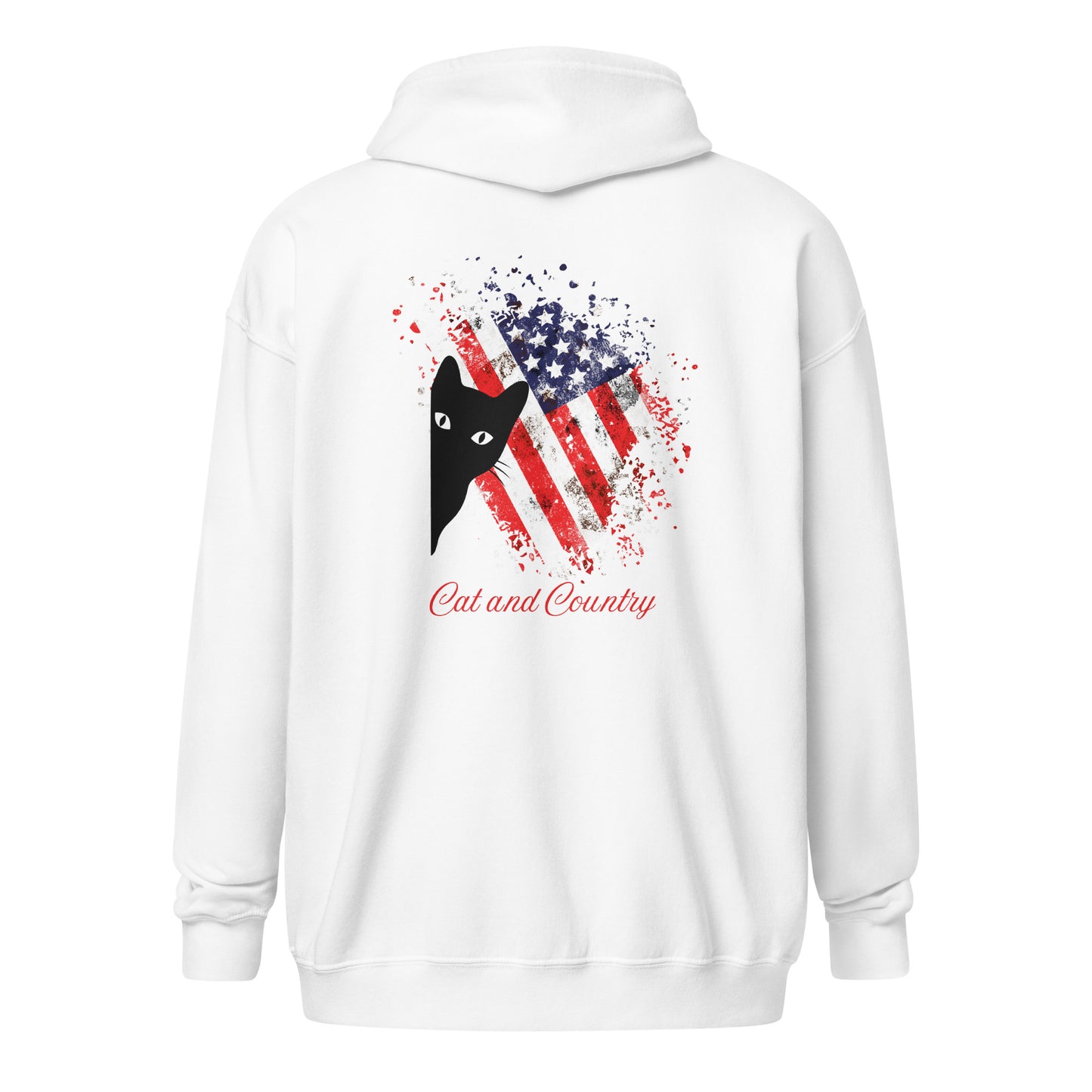 Cat and Country Unisex heavy blend zip hoodie