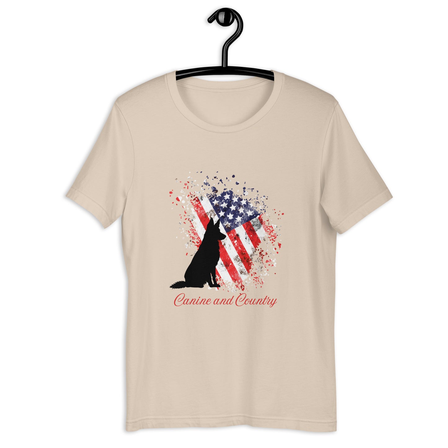 German Shepherd Canine and Country Classic Unisex t-shirt