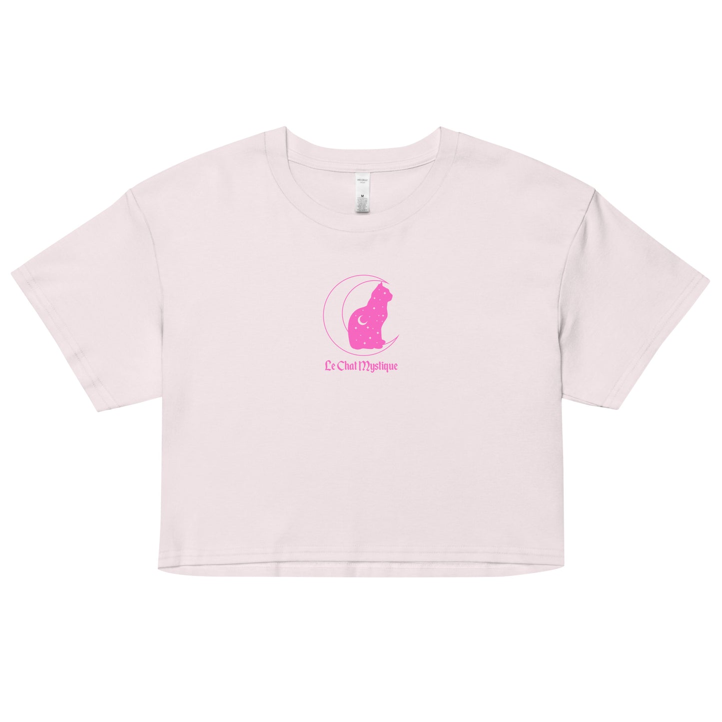 Pink Le Chat Mystique Women’s crop top