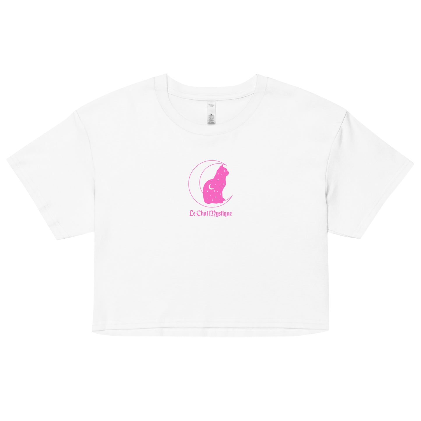Pink Le Chat Mystique Women’s crop top