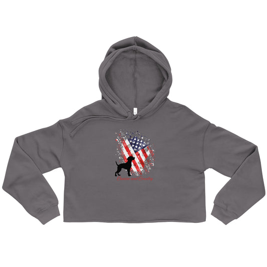 Labrador Canine and Country Crop Hoodie