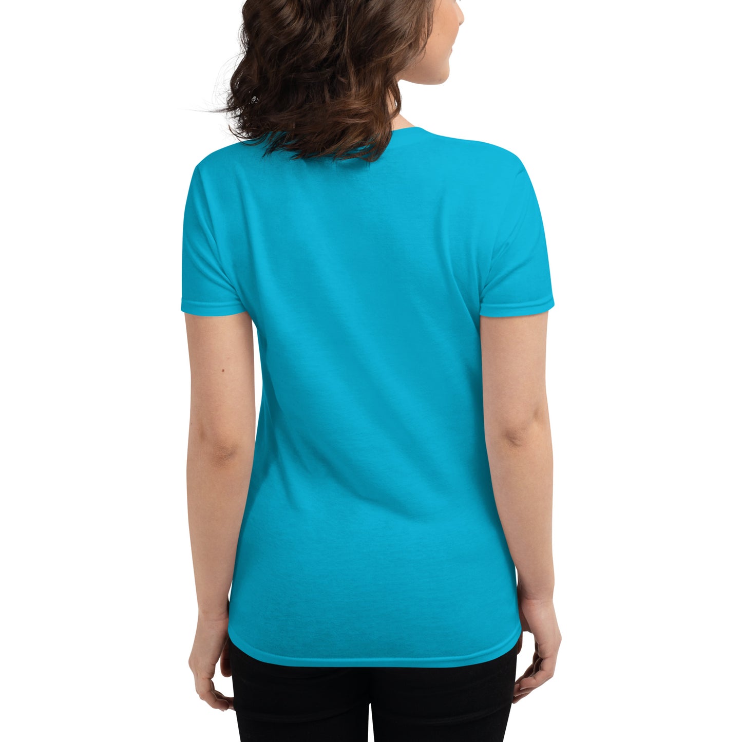 Turquoise Le Chat Mystique Women's short sleeve t-shirt