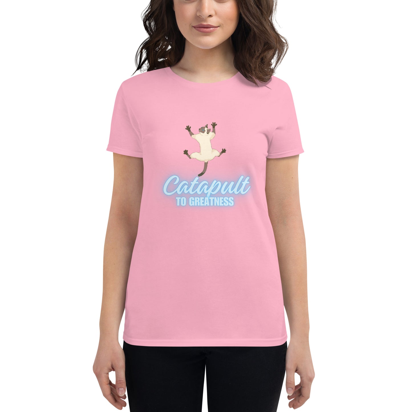 CATapult to Greatness Women's short sleeve t-shirt