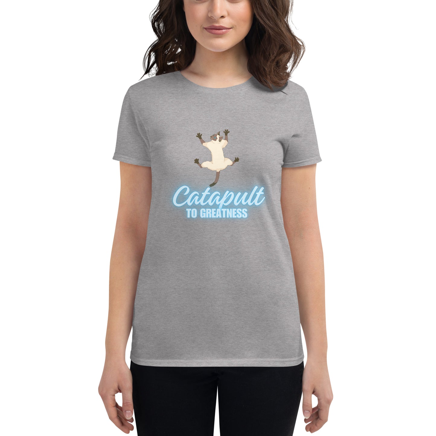 CATapult to Greatness Women's short sleeve t-shirt