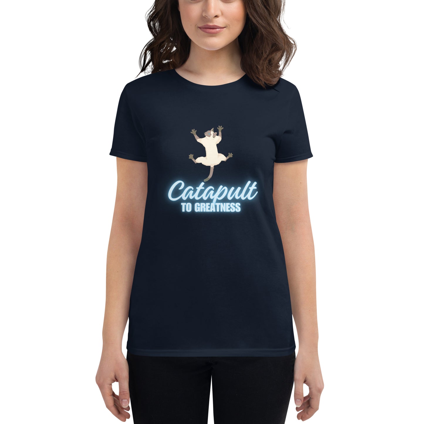 CATapult to Greatness Women's short sleeve t-shirt