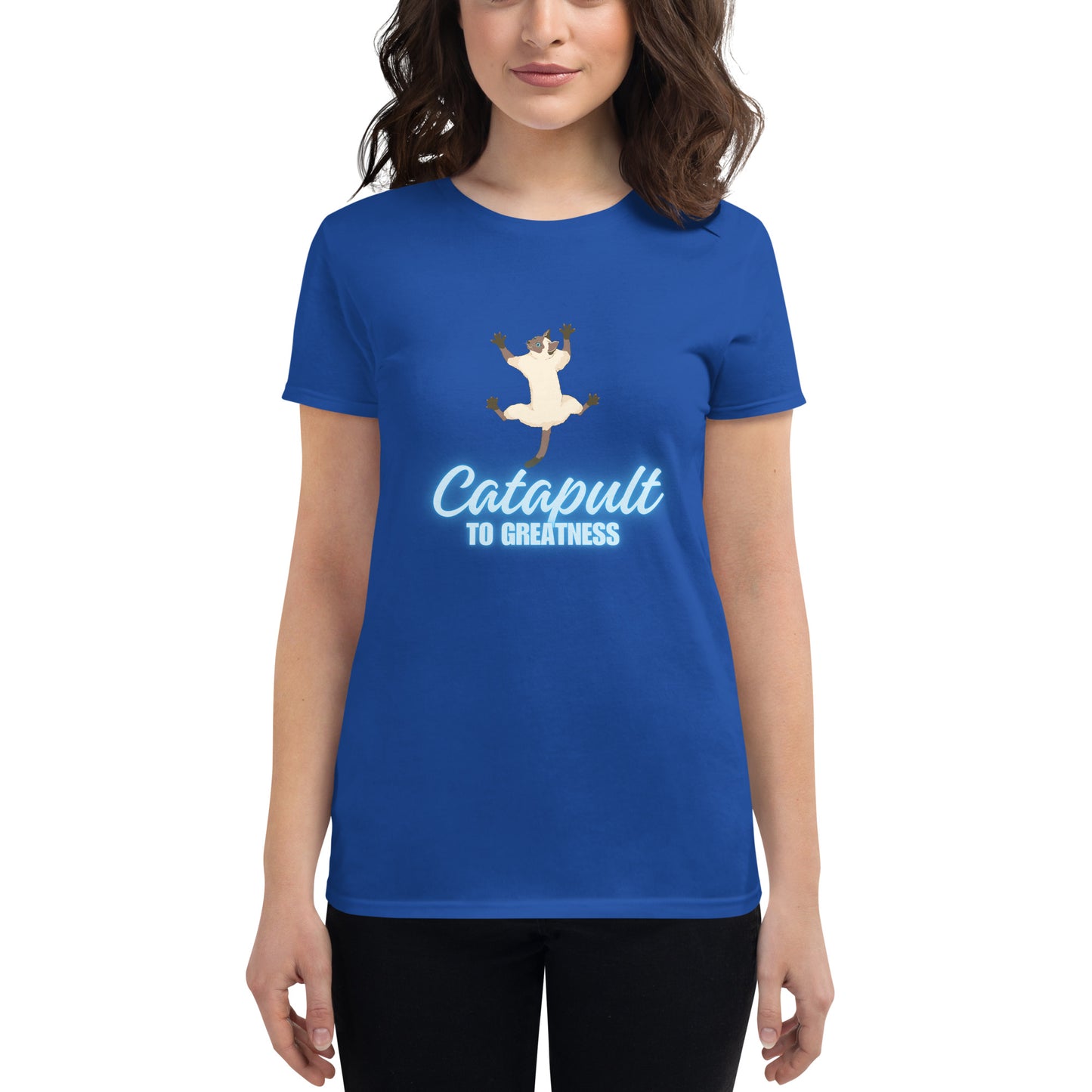 CATapult to Greatness Women's short sleeve t-shirt