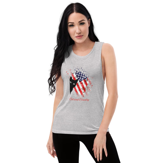 Cat and Country Ladies’ Muscle Tank