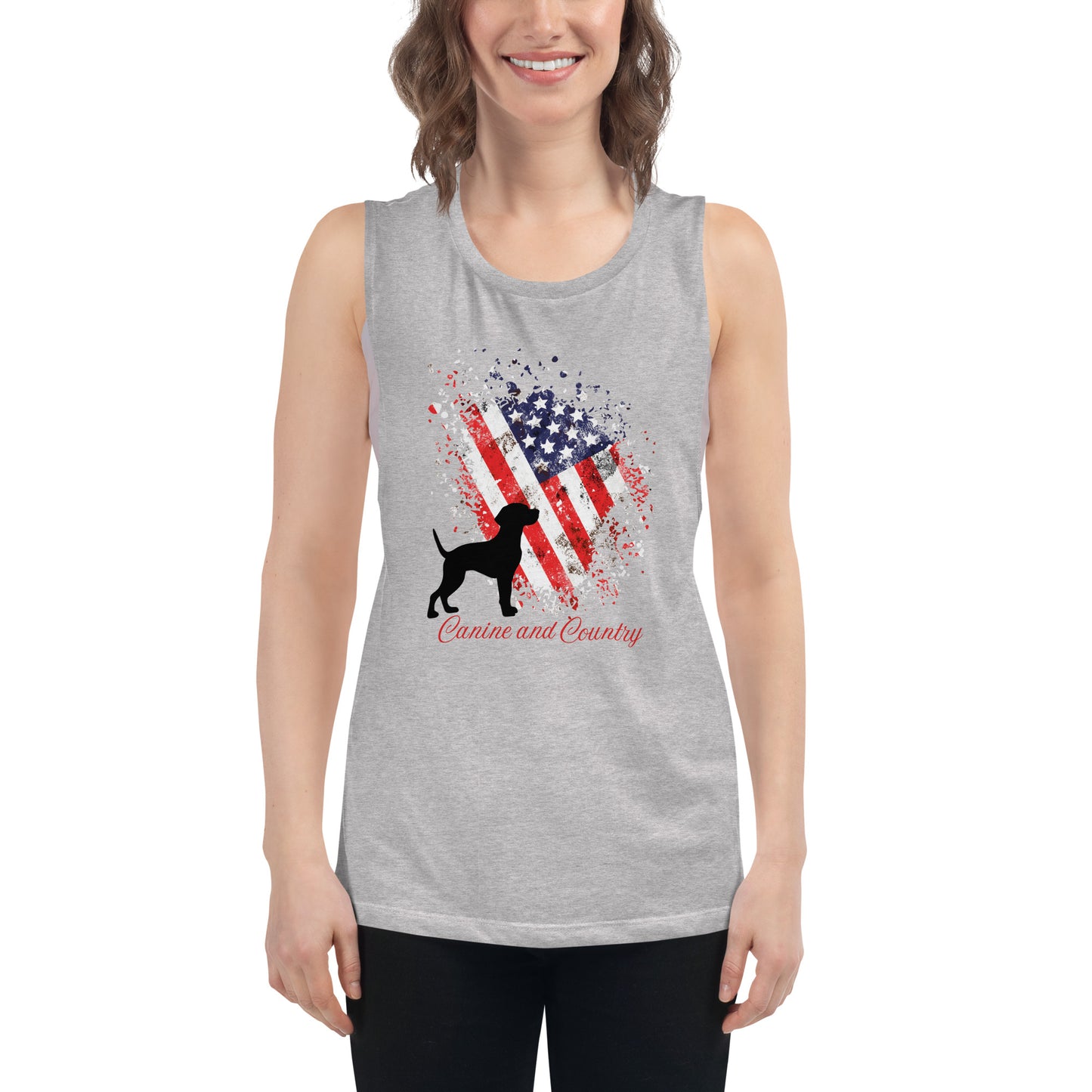 Labrador Canine and Country Ladies’ Muscle Tank