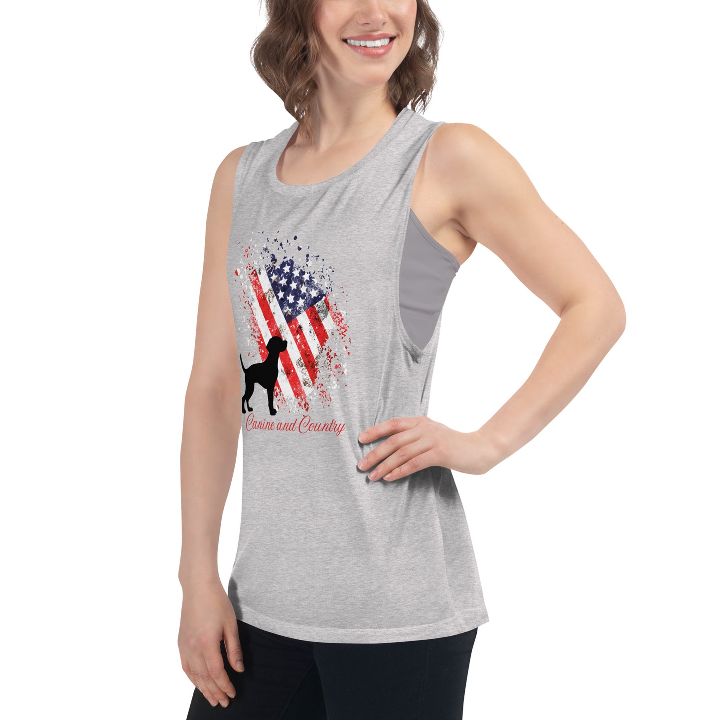 Labrador Canine and Country Ladies’ Muscle Tank