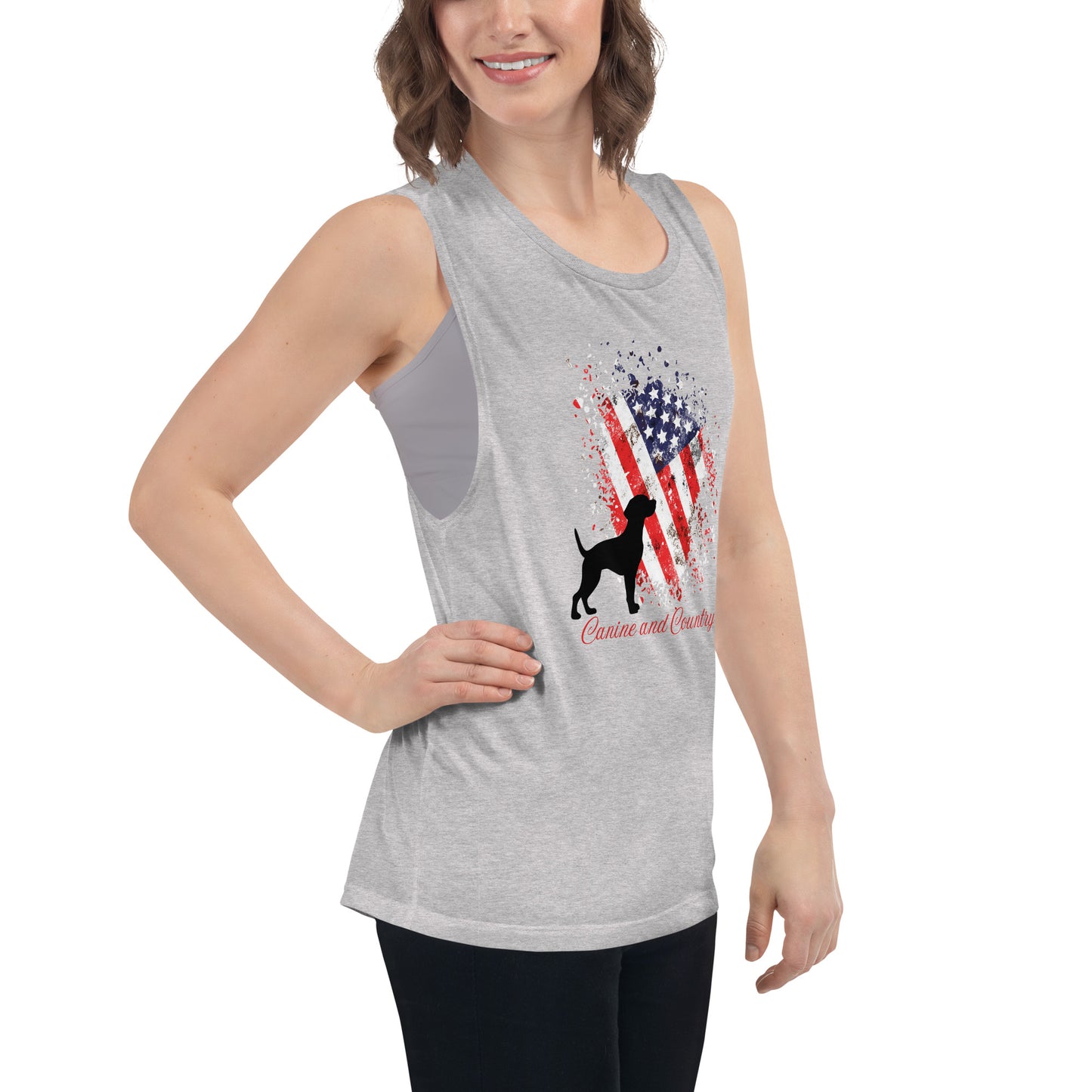 Labrador Canine and Country Ladies’ Muscle Tank