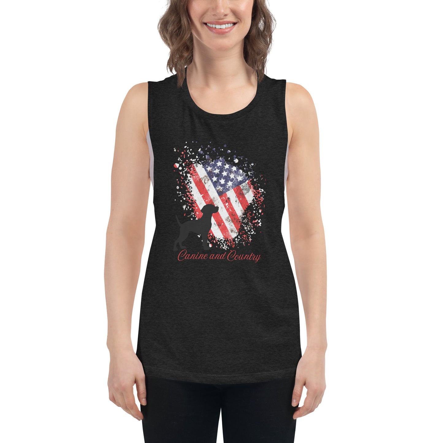 Labrador Canine and Country Ladies’ Muscle Tank