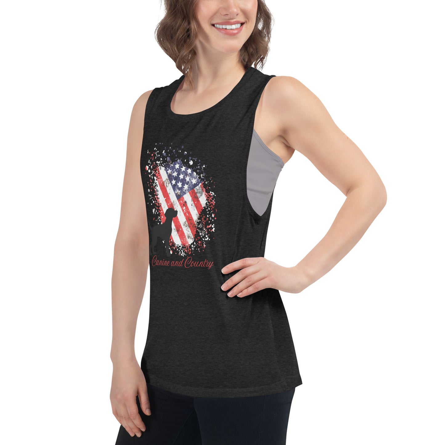 Labrador Canine and Country Ladies’ Muscle Tank