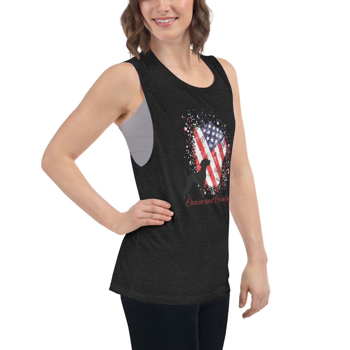 Labrador Canine and Country Ladies’ Muscle Tank