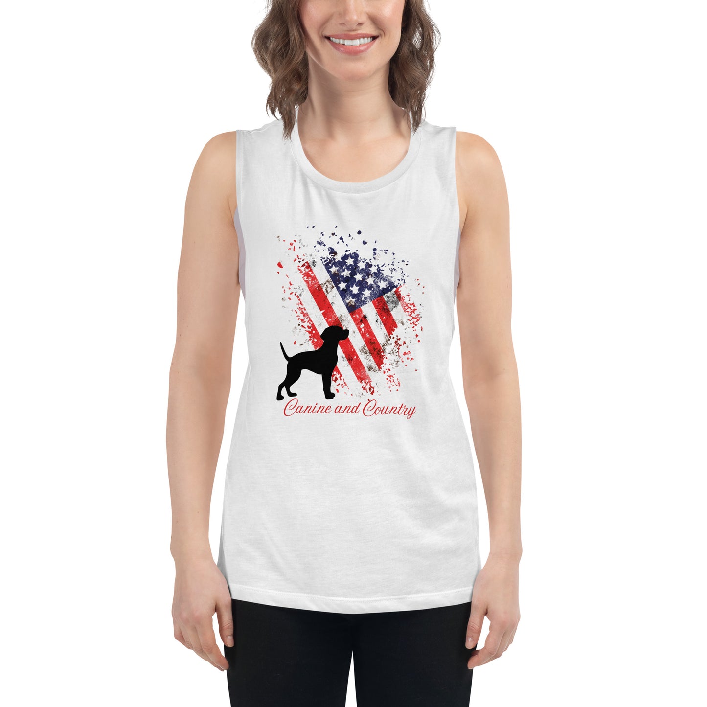 Labrador Canine and Country Ladies’ Muscle Tank